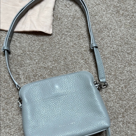 Rebecca Minkoff Gray Crossbody Bag with Sleek Design EUC - Picture 4 of 8